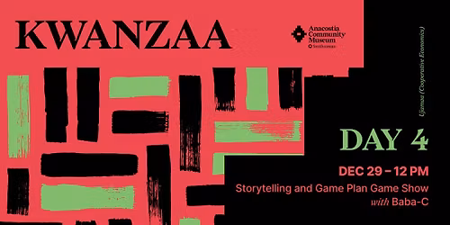 Kwanzaa at ACM: Ujamaa - Storytelling and Game Plan Game Show