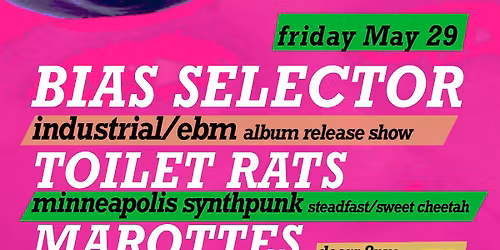 Bias Selector release party \/ Toilet Rats \/ Marottes \/ Phamily Foto @ No Class