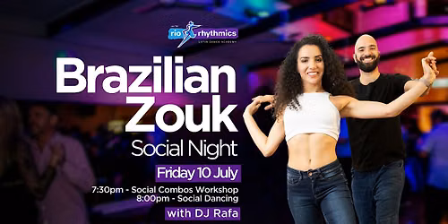 Friday Night \/\/ 100% Brazilian Zouk Social \/\/ Fun Social Combos Workshop
