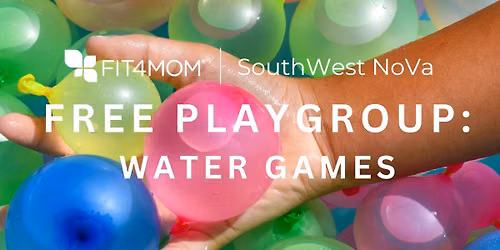 FREE Playgroup--Water Games