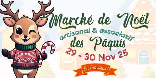 March\u00e9 de No\u00ebl artisanal et associatif des P\u00e2quis