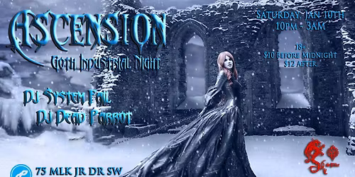 Ascension: Goth Industrial Night @ The Masquerade (18+)