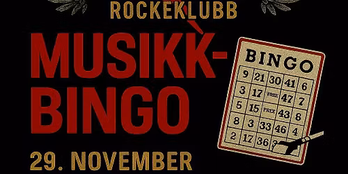Musikkbingo med åpen scene