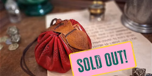 Create a Leather Coin\/Dice Pouch - SOLD OUT