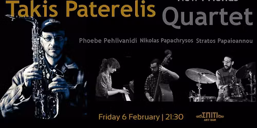 Takis Paterelis Quartet live at Spiti Art Bar