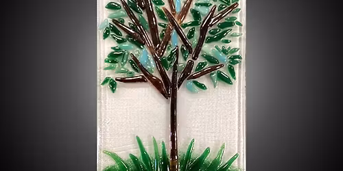 Fused Glass Glass: Four Seasons Summer Tree
