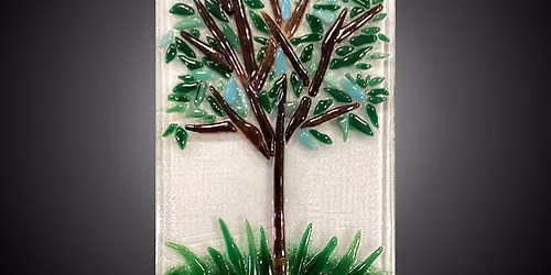 Fused Glass Glass: Four Seasons Summer Tree