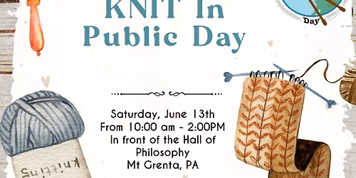 Knit in Public Day 