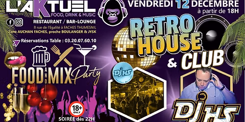 DJ HS @L'AKTUEL \/ R\u00c9TRO-HOUSE & CLUB !