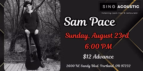 Dust, Grit & Grace: An Evening with Sam Pace