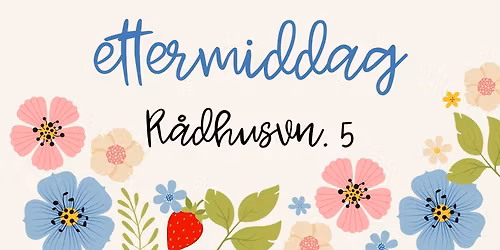 \u00c5pen ettermiddag