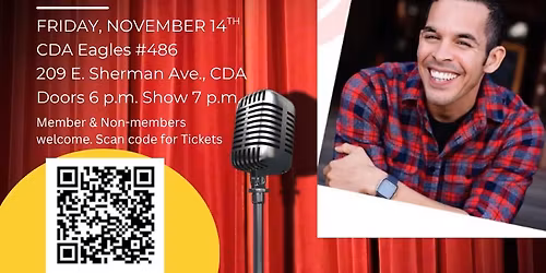 Comedian Peter Sers at the CDA Eagles