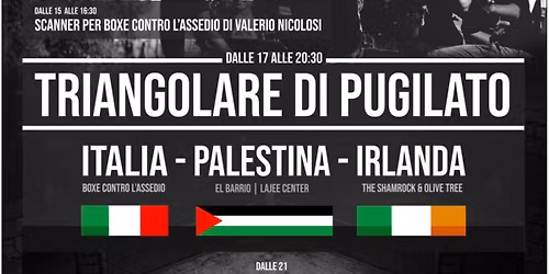 TRIANGOLARE DI PUGILATO ITALIA-PALESTINA-IRLANDA