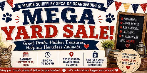 SPCA Mega Yard Sale