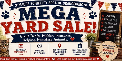 SPCA Mega Yard Sale