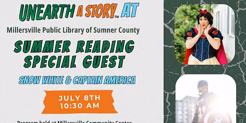 Summer Reading Special Guests: Snow White & Captain America