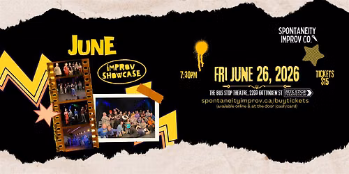 SPONTANEITY IMPROV JUNE SHOWCASE