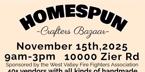 Homespun Crafters Bazaar
