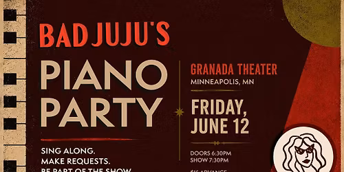 Bad Ju Ju's Piano Party and Sing A Long