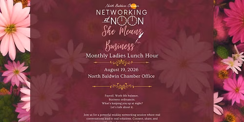 " She Means Business" Networking @ Noon