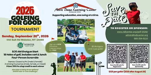 2026 Golfing For Good Tournament