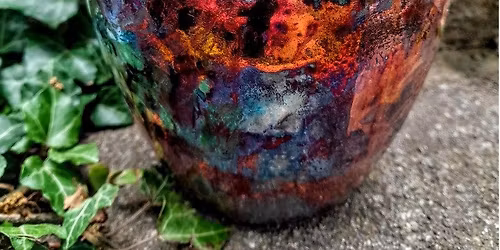 Pitch Haus- Raku Vase and Flower Arranging 6\/27