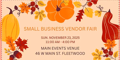 Fall Vendor Fair