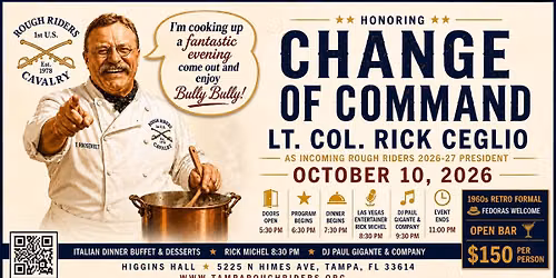 Rough Riders Change of Command event