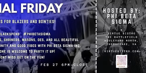 Final Friday: Blazers and Bowties Edition