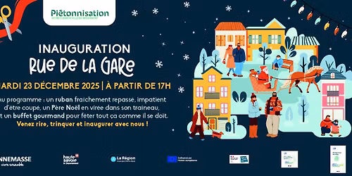 Inauguration de la rue de la Gare