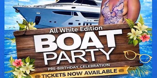 Ms Morgan All White Boat Party