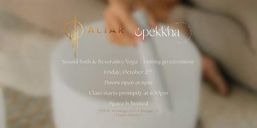 Candlelight Sound Bath & Restorative Yoga
