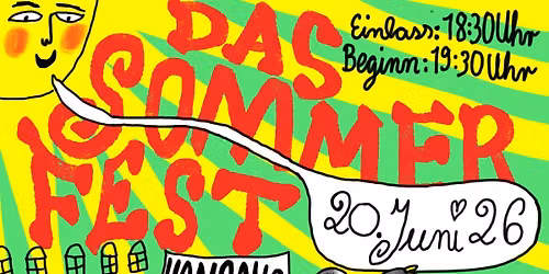 Das Sommerfest! Live: Sofra (Jazz) \/ No Sugar (Rock'n'Roll, HH) \/ Siluett (80s Wave\/PostPunk, SWE)