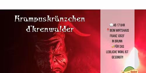 Krampuskr\u00e4nzchen d\u2019krenwalder beim Wirtshaus Franz Josef