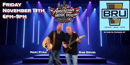 American Music Duo Returns to BRU64 !!