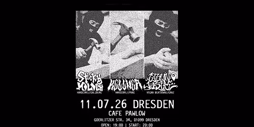 DIY-Show: G-Town Justice,Kellner,Sticky Moloch 