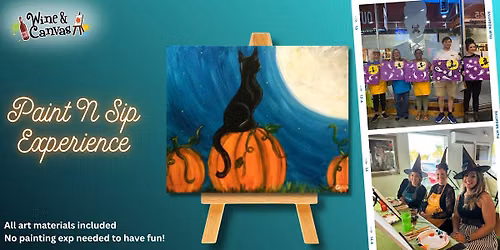 Punta Gorda Canvas and Wine Party \u2013 Harvest Moon Cat