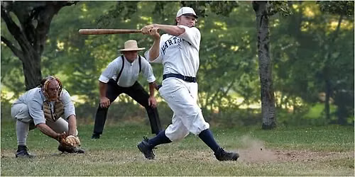 Vintage Baseball Game The St. Croix Base Ball Club vs. The Rochester Roosters with Special VBF Bands
