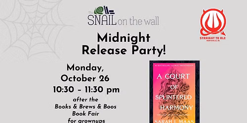 ACOTAR 6: Midnight Release Party, hosted by The Snail on the Wall