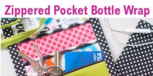 Zippered Pocket Bottle Wrap