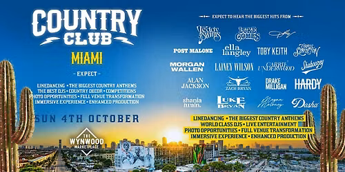 Country Club - Open-Air Festival - Wynwood Marketplace