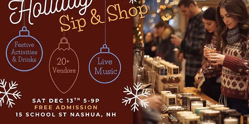 Holiday Sip & Shop