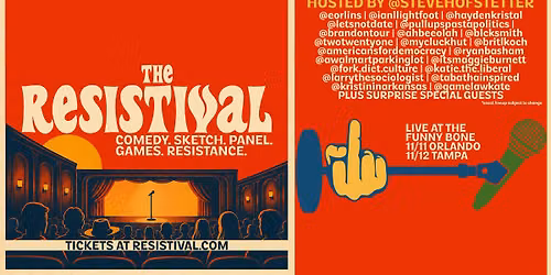 The Resistival in Orlando, FL (7PM)