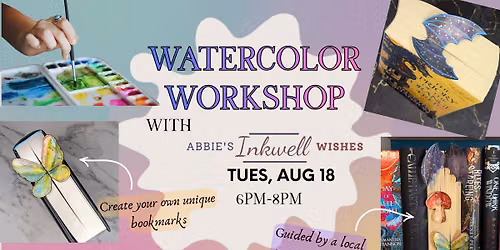 Watercolor Bookmarks Class