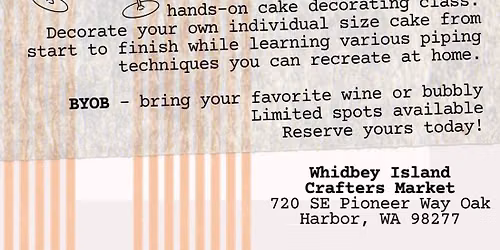 Cake Decorating Class