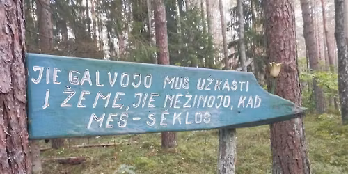 U\u017edek \u017evakut\u0119 partizanams- Laisv\u0117s kov\u0173 didvyriams visoje Lietuvoje