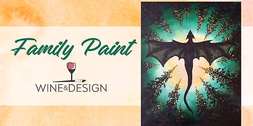 Family Afternoon Paint Dragons Hideaway