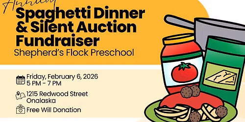Dinner & Silent Auction Fundraiser | Shepherd's Flock Preschool