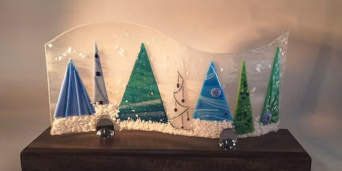 Christmas Wonderland Fused Glass S Curve