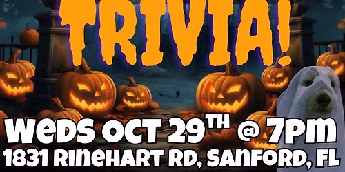 Halloween Trivia @ Mellow Mushroom-Sanford